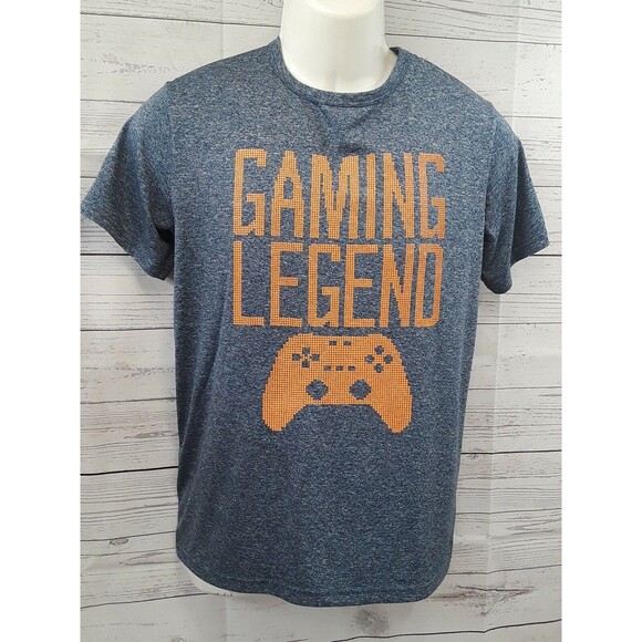 Place Sport T Shirt Gaming Legend Console Orange Gray Graphic Print Sz XXL 16 - Picture 3 of 9